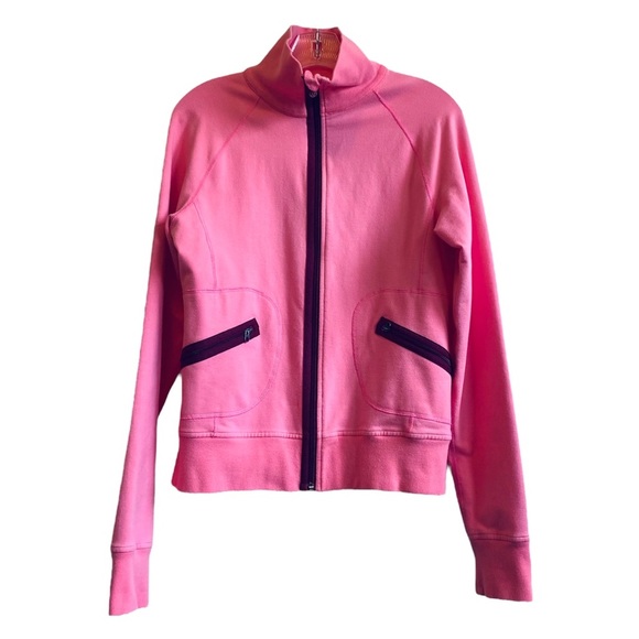 lululemon athletica Tops - LULULEMON Pink Zip Up Sweater